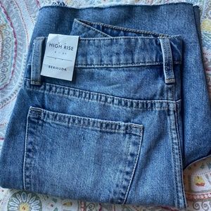 Lucky Brand High Rise Bermuda Jean Shorts